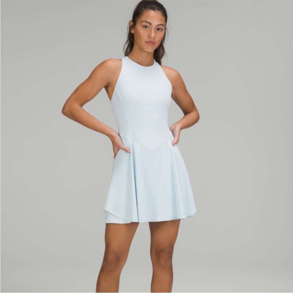 Lululemon Court Crush Tennis Dress Powder Blue